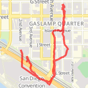 1.45 mi Hike in San Diego on Mar 24, 2012 4:45 PM