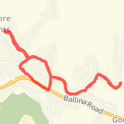 7.35 km Run in Goonellabah on 25/03/2012 11:13 AM