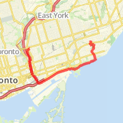10.87 km Hike in Toronto on 2012-03-24 9:37 PM