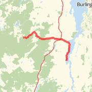 Port Henry, NY to Mt. Hoevenberg Rec Area Bike Ride route image