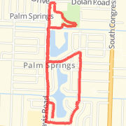 3.10 mi Run in Palm Springs on Mar 25, 2012 9:34 AM