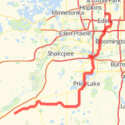 89.80 mile Road Cycling in Minneapolis on Mar 25, 2012 at 07:26 am