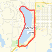 2.98 mi Run in Medical Lake on Mar 25, 2012 2:19 PM