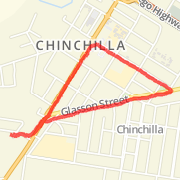 3.41 km Run in Chinchilla on 26 Mar 2012 19:04