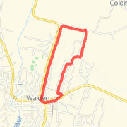 2.66 mi Run in Walden on Mar 26, 2012 6:46 AM