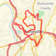 Downtown Asheville 10 miler