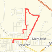 3.10 mi Run in McKenzie on Mar 26, 2012 5:16 PM
