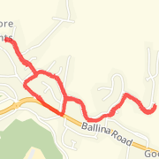 7.45 km Run in Goonellabah on 27/03/2012 10:37 AM