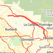 La Tuna Canyon from Rose Bowl - One Way