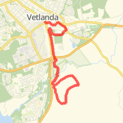 7.03 km Run in Vetlanda on 27 mar 2012 07:13 fm