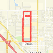 5.75 mi Run in Selma on Mar 26, 2012 10:29 PM