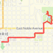 3mi. Guthrie run 06/16/2009 Route