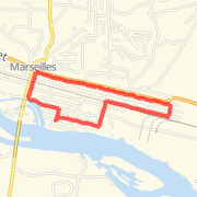 2.96 mi Walk in Marseilles on Mar 27, 2012 8:45 AM