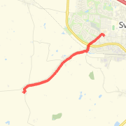 3,37 kilometer Road Cycling on mar 27, 2012 at 07:47 EM