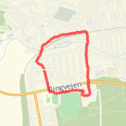 2.02 mi Run in Gren&aring; on 27/03/2012 20.42