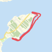 PIB Kayak - to the northeast end of the island and back