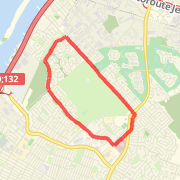 Longueuil short evening run around regional park