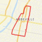 1.87 mi Walk in Abbeville on Mar 27, 2012 6:22 PM