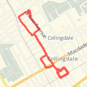3.97 mi Run in Collingdale on Mar 28, 2012 2:13 PM