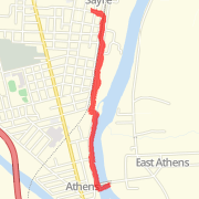 3.32 mile Run/Jog in Sayre on Mar 28, 2012 at 02:26 pm
