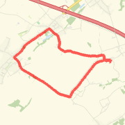 9.08 km Run on 28-mrt.-2012 21:16