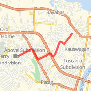 A route mapped on 03/28/2012