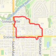 Walk. 1.40 mile Run/Jog in Stewartville on Mar 28, 2012 at 06:43 pm