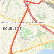 3.57 km General Road Cycling in Ecublens on 29.03.2012 08:41