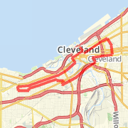 TNT Downtown Cleveland 13 miler