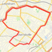 Basic road route: Leofrene Ave Marrickville
