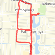 3.93 mi Run in Palm Springs on Mar 29, 2012 8:02 PM