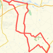 Zoar Rd Climb Rolling Course Bike Ride route image