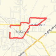 3.10 mi Run in McKenzie on Mar 30, 2012 1:23 PM