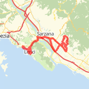 28.66 mi General Road Cycling in Castelnuovo Magra on 31/mar/2012 17:20