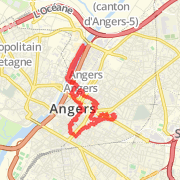 10.07 km Walk on 31 mars 2012 18:25
