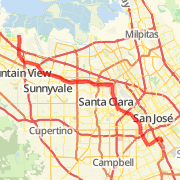 Tamian Cal Train to Shoreline Mtn. View
