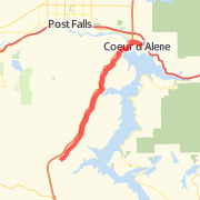 36.73 mi Road Cycling in Coeur d\'Alene on Mar 31, 2012 11:30 AM