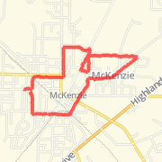 4.00 mi Run in McKenzie on Mar 31, 2012 7:19 PM