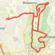 22.58 km General Road Cycling in Lissone on 1 Apr 2012 06:40 PM