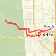 6.64 mile Bike Ride in Boulder on Apr 1, 2012 at 09:53 am