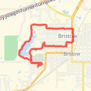 4.14 mi Run in Bristow on Apr 1, 2012 2:31 PM