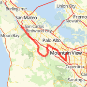 A ride mapped on 04/01/2012