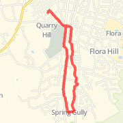 5.54 km Mountain Bike in Quarry Hill on 02/04/2012 6:51 PM