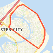Foster City Blvd, Beach Park, Hillsdale 3.9 mile loop