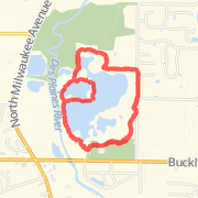 5.51 mile Run in Libertyville on Apr 3, 2012 at 11:46 am