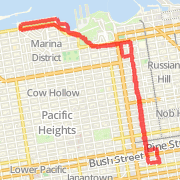 5.00 mi Run in San Francisco on Apr 5, 2012 6:50 AM