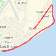 North Breakers Gate - East Beach - SSI Beach (low tide only)