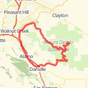 WC - Mt Diablo (top) - Danville Loop