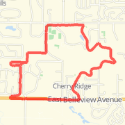 4.98 mi Run in Englewood on Apr 7, 2012 11:29 AM