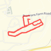 3.10 mi Run in Kulpmont on Apr 7, 2012 1:42 PM